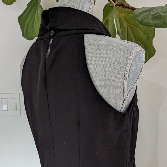 Club Monaco Black Wool Sleeveless Turtleneck Dress - Picture 8 of 8
